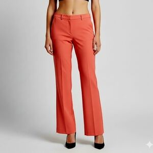 SZ6 Orange Trousers Pants New York & Company